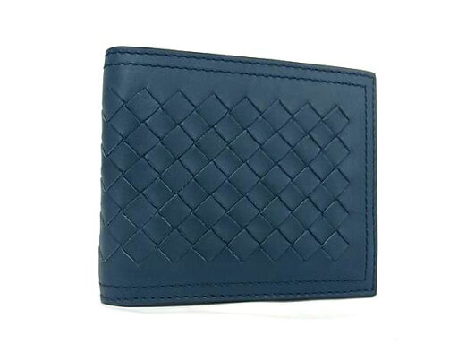 ■新品■未使用■ BOTTEGA VENETA ボッテガヴェネタ イントレチャート レザー 二つ折り 財布 ウォレット 札入れ メンズ ブルー系 AY1108 ■新品■未使用■ BOTTEGA VENETA ボッテガヴェネタ イントレチャート レザー 二つ折り 財布 ウォレット 札入れ メンズ ブルー系 AY1108