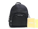 ■新品■未使用■ MICHAEL KORS マイケルコース レザー リュックサック バックパック デイパック レディース ブラック系 CC2464(4)