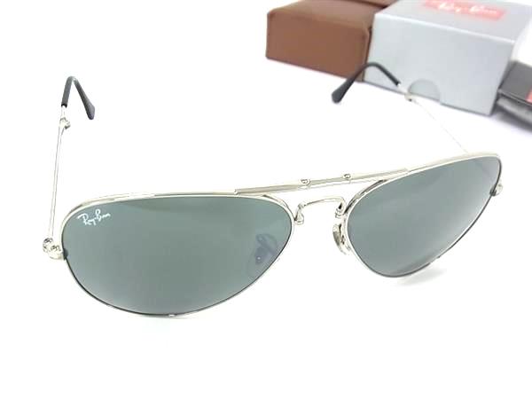 ■新品■未使用■ Ray-Ban レイバン RB3479 003/40 58□14 折りたたみ式 サングラス メガネ 眼鏡 シルバー系 FJ2999