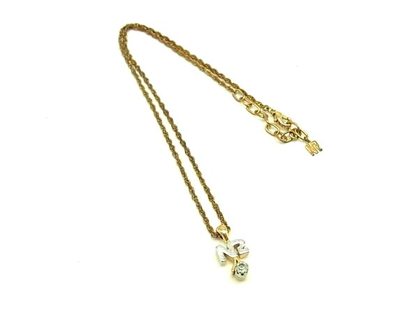 NINA RICCI ニナリッチ ヴィンテージ ビジュー ネックレス ペンダント アクセサリー レディース ゴールド系 DH7630