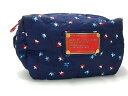 MARC BY MARC JACOBS マークバイマークジェイコブス ナイロン マルチポーチ マルチケース メイクポーチ 小物入れ ブルー系 DI3107(4)