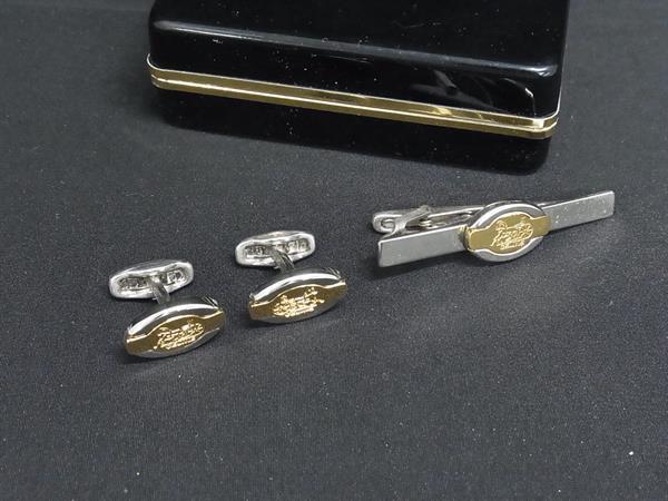 【良品】【シャネル】ネクタイピン ロゴ ココマーク シルバー×ゴールド色 良品】【シャネル】ネクタイピン ロゴ ココマーク シルバー
