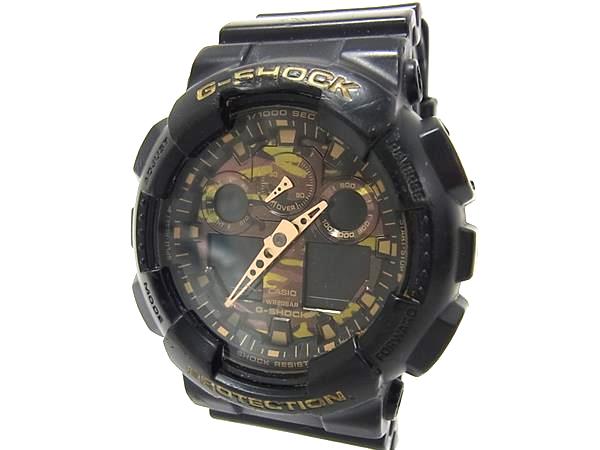 ROLEX - CASIO カシオ GA-100CF-1A9JF G-SHOCK SS×ラバー クォーツ 20気圧防水 腕時計 ウォッチ ブラック系 DM9924
