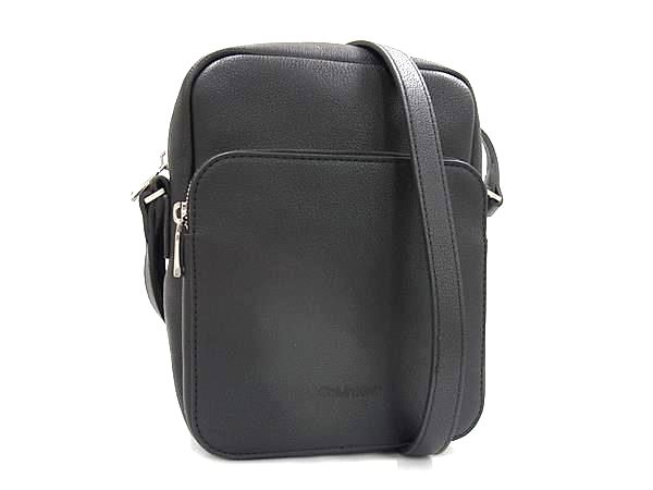 CALVIN KLEIN - ■新品■未使用■ Calvin Klein カルバンクライン レザー ショルダーバッグ メンズ ブラック系 FU3356