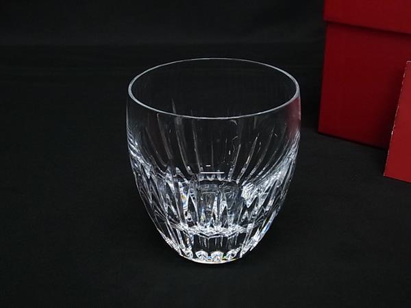■新品同様■ Baccarat バカラ マッセナ クリスタルガラス ロックグラス 食器 テーブルウェ ...