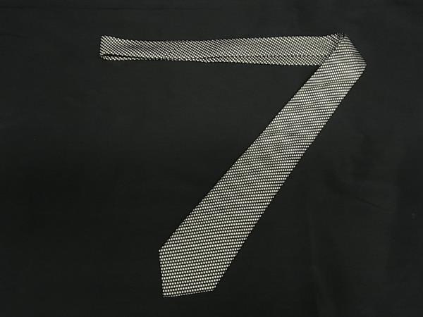 ボッテガ・ヴェネタ ネクタイ ■新品同様■ BOTTEGA VENETA ボッテガヴェネタ シルク100% ドット柄 水玉模様 ネクタイ ビジネス 紳士 メンズ ブラック系 DB2931