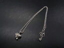 ■美品■ NINA RICCI ニナリッチ ラインストーン ネックレス ペンダント アクセサリー レディース シルバー系 DH2164(4)