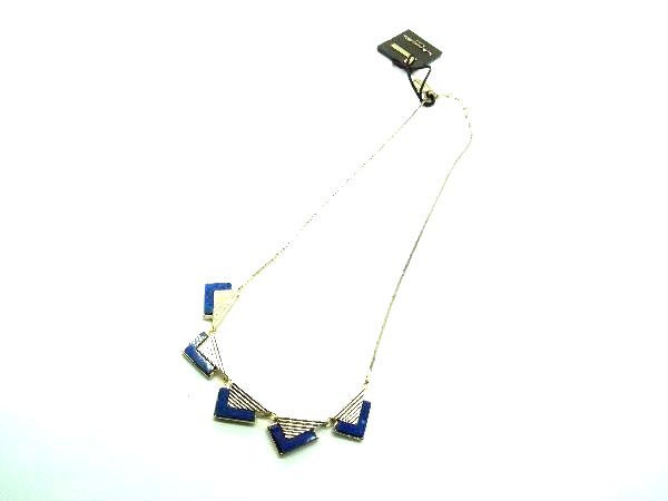 ■新品同様■ LANCEL ランセル カラーストーン ネックレス ペンダント アクセサリー レディース ゴールド系 DH2270
