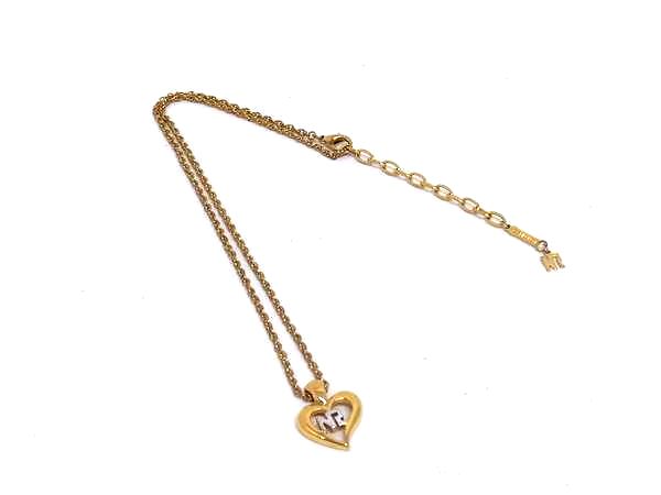 Cubic Zirconia - ■美品■ NINA RICCI ニナリッチ ハート ネックレス ペンダント アクセサリー レディース ゴールド系 DG8935