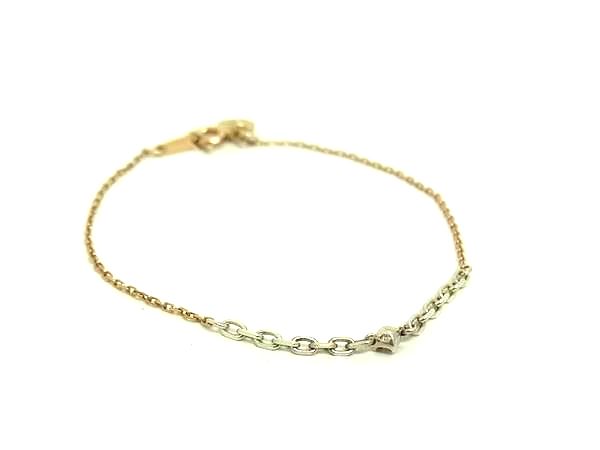 ■美品■ THE KISS ザ・キッス SV925 ブレスレット アクセサリー レディース ゴールド系 DH1167(4.0)