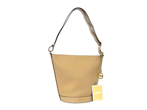 乐天商城 - ■新品■未使用■ MICHAEL KORS マイケルコース レザー クロスボディ ショルダーバッグ 肩掛け 斜め掛けかばん ブラウン系 BJ9402