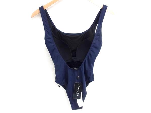 ■新品■未使用■ GUCCI グッチ ナイロン×ポリウレタン スイムウェア 水着 サイズXS ネイビー系 FL5022