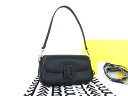 ■新品同様■ MARC JACOBS マークジェイコブス カバード J マーク クローバー レザー 2WAY ショルダーバッグ ブラック系 FP2516