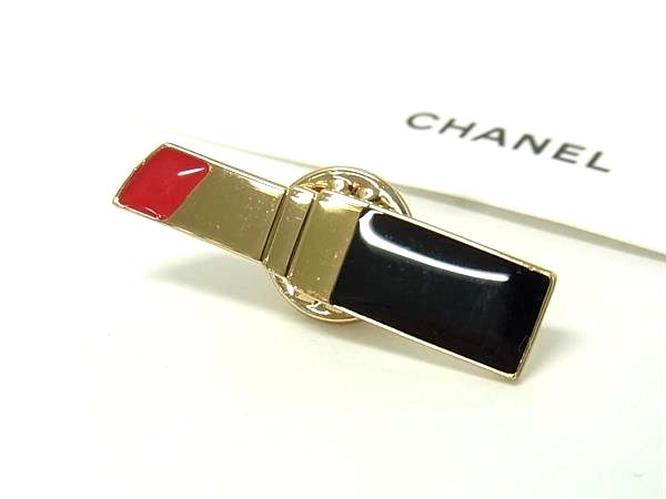 ■新品■未使用■ CHANEL シャネル リップ 口紅モチーフ ピンバッチ ピンブローチ アクセサリ