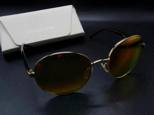 ■美品■ MICHAEL KORS マイケルコース 10246Q 52□19 135 2N サングラス 眼鏡 メガネ ゴールド系×クリアブラック系 DH3214 ■美品■ MICHAEL KORS マイケルコース 10246Q 52□19 135 2N サングラス 眼鏡 メガネ ゴールド系×クリアブラック系 DH3214