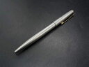 ■美品■ PARKER パーカー ノック式 ボールペン 筆記用具 ステーショナリー レディース メンズ シルバー系×ゴールド系 DH3433