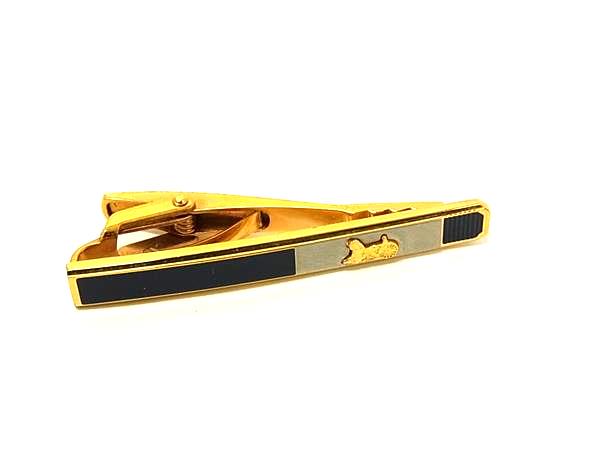 Hawaiian Jewelry - ■美品■CELINE セリーヌ 馬車金具モチーフ ネクタイピン タイピン タイクリップ アクセサリー メンズ ゴールド系×ブラック系 DH6592