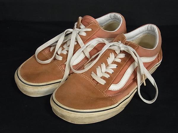 VANS - Vans ヴァンズ スエード×キャンバス スニーカー 表記サイズ 24.0 靴 シューズ レディース オレンジ系 DH8392