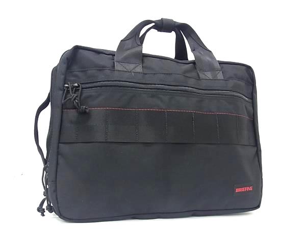 ■新品■未使用■ BRIEFING ブリーフィング ナイロン ビジネスバッグ リュックサック ブリーフケース ブラック系×レッド系 FP5222