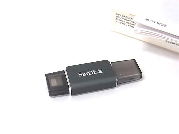 商品情報 ブランド名 SanDisk サンディスク 状態ランク SAランク(新品同様) ライン カラーブラック系 素材 サイズ(cm) 全長:約5.5cm サイズ(inch) ポケット 付属品画像内にあるものが全てになります シリアル及び刻印 状態擦れ小付属箱汚れ等 □□□　状態ランクについて　□□□ 【N】　新品 【S】　未使用品（展示品など） 【A】　傷汚れが少なく状態の良い商品 【B】　程よい使用感や多少の傷、汚れはあるが程度良好の商品 【C】　使用感の他、目立つ傷や汚れが見れる商品 【D】　かなり大きな痛みがある難あり商品 ※記載させていただきました状態説明・ランクは、あくまで弊社基準にて判断したものとなります。 その為、個人差による主観の差が生じる場合も御座いますので、あらかじめご了承頂いた上で、ご検討下さいませ。 pleasure（株式会社peace）が販売しています。 出品中の商品につきましては全て正規品(本物）でございます。 （古物許可証第305521507463東京都公安委員会）