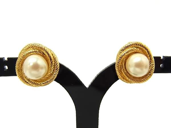 White Coral - ■美品■ MONET モネ パール クリップ式 イヤリング アクセサリー レディース ゴールド系 DN0133