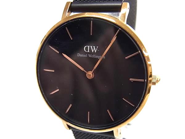 BVLGARI - ■稼働品■ Daniel Wellington ダニエル ウェリントン E32R1 SS クォーツ 3気圧防水 腕時計 ウォッチ ブラック系×ゴールド系 DN0421