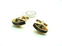 ■美品■ ChristianDior クリスチャンディオール カフスボタン カフリンクス アクセサリー 紳士 ビジネス メンズ ゴールド系 DH4082