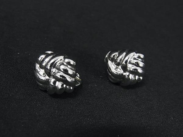 ■美品■ MONET モネ クリップ式 イヤリング アクセサリー レディース メンズ シルバー系 DK4321