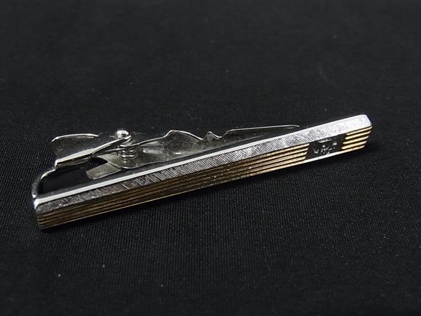 ■美品■ ChristianDior ディオール ヴィンテージ ネクタイピン タイクリップ アクセサリー メンズ シル..