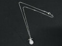 ■極美品■ SWAROVSKI スワロフスキー 洋梨モチーフ ラインストーン ネックレス ペンダント アクセサリー シルバー系 DK4472