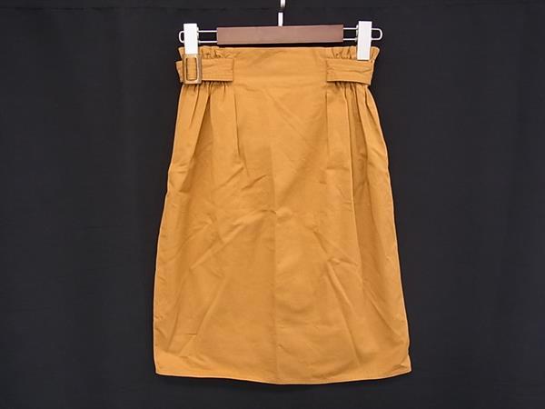 樂天商城 - ■美品■ Weekend Max Mara ウィークエンド マックスマーラ コットン リボン スカート ボトムス サイズ 36 洋服 イエロー系 DM1316