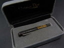 ChristianDior クリスチャンディオール タイピン タイクリップ 紳士 ビジネス メンズ シルバー系×ゴールド系 DY0123