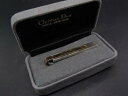 ChristianDior クリスチャンディオール タイピン タイクリップ 紳士 ビジネス メンズ シルバー系×ゴールド系 DY0130