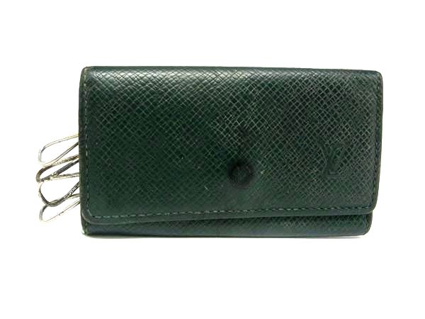 乐天商城 - LOUIS VUITTON ルイヴィトン M30524 タイガ ミュルティクレ4 4連 キーケース 鍵入れ レディース メンズ エピセア グリーン系 DM0630