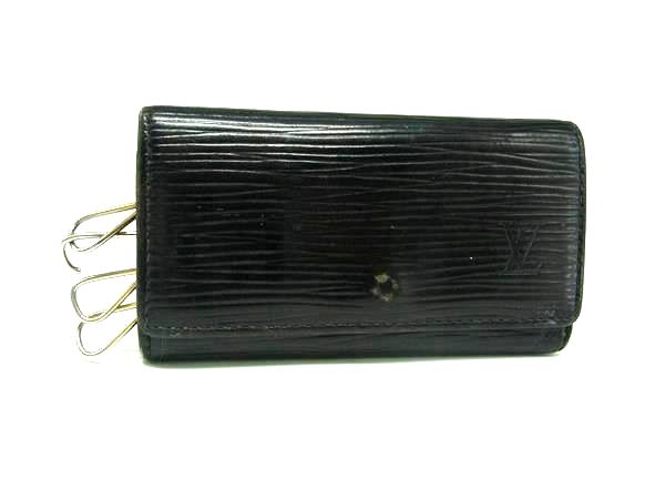 LOUIS VUITTON ルイヴィトン M63822 エピ ミュルティクレ4 4連 キーケース 鍵入れ ノワール ブラック系 DM0634