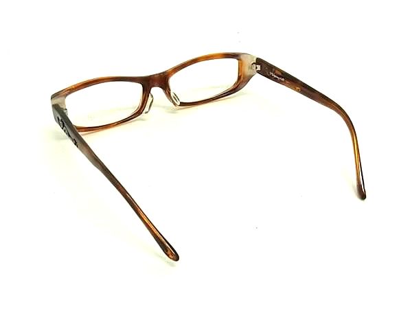 ■美品■ Ptolemy48 トレミーフォーティエイト PT-044 53□17 メガネ 眼鏡 レディース メンズ ブラウン系 FD8865 2