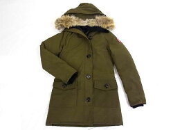 CANADA GOOSE カナダグース 2603JL ポリエステル×コットン ブロンテパーカー アウター 上着 サイズS レディース カーキ系 V4848S6