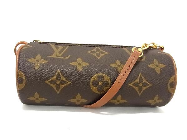 ルイヴィトン バッグ モノグラム（レディース） ■極美品■ LOUIS VUITTON ルイヴィトン モノグラム パピヨン用ポーチ 小物入れ マルチケース レディース ブラウン系 AP2290