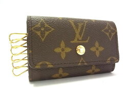 ■極美品■ LOUIS VUITTON ルイヴィトン M62630 モノグラム ミュルティクレ6 6連 キーケース 鍵入れ ブラウン系 BE1322