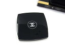 ■新品同様■ CHANEL シャネル ココマーク ミロワールドゥーブルファセット 折り畳み コンパクトミラー 拡大鏡 ブラック系 DI4908