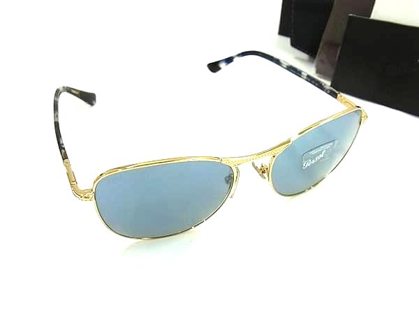 乐天商城 - ■新品■未使用■ Persol ペルソール 1002-S サングラス メガネ 眼鏡 レディース メンズ ゴールド系×ブルー系 BN5447