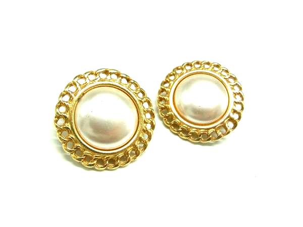 MONET モネ パール クリップ式 イヤリング アクセサリー レディース ゴールド系 DM0889
