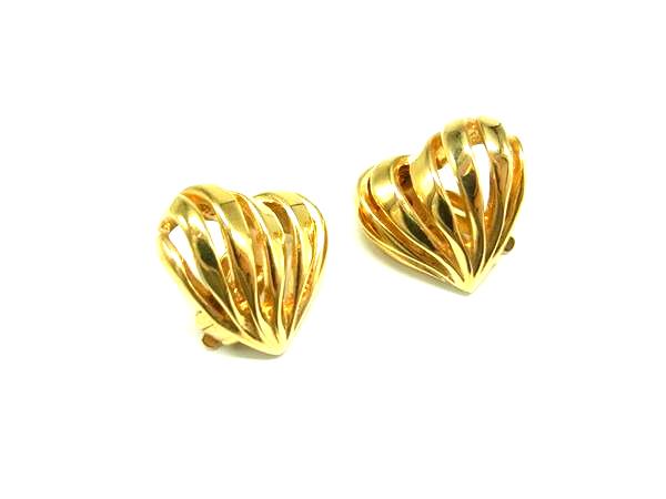 樂天商城 - NINA RICCI ニナリッチ ハートモチーフ クリップ式 イヤリング アクセサリー レディース ゴールド系 DM0893