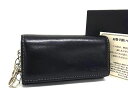 ■美品■ Paul Smith ポールスミス レザー 4連 キーケース 鍵入れ レディース メンズ 紳士 ブラック系 DJ0560