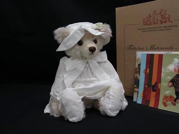 Bear - ■美品■ Steiff シュタイフ 675874 マドモアゼル アイコ 1600体 日本限定 テディベア くま ぬいぐるみ ホワイト系 FJ7540