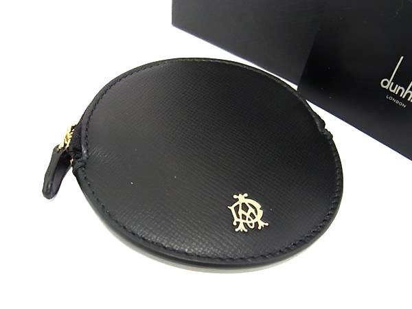 U, 吉 - ■新品同様■ dunhill ダンヒル レザー コインケース コインパース 小銭入れ メンズ ブラック系 BJ0742