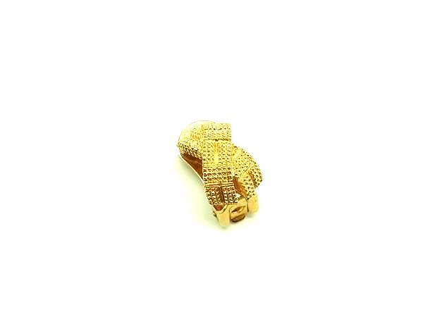 ■美品■ ChristianDior クリスチャンディオール 片耳のみ クリップ式 イヤリング アクセサリー ゴールド系 DM0448