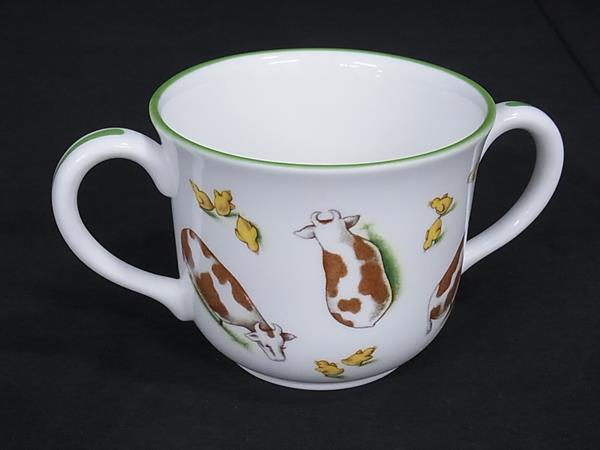 ■新品同様■ TIFFANY＆Co ティファニー FARM ファーム マグカップ 食器 テーブルウェア ホワイト系×マルチカラー FM6249