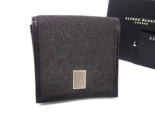 U, 吉 - ■新品同様■ dunhill ダンヒル PVC×レザー コインケース コインパース 小銭入れ メンズ ダークブラウン系 FH7358