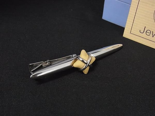 ■美品■ WEDGWOOD ウェッジウッド スター ネクタイピン タイクリップ アクセサリー メンズ シルバー系 DL8941